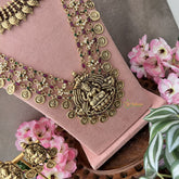 Vriksham Gold Look Alike Lakshmi Coin Bridal Set-G18664